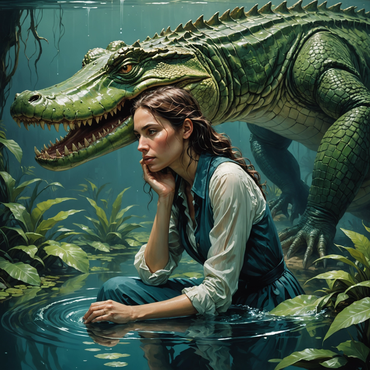 К чему снится крокодил женщине: глубокое толкование с опорой на Миллера, Вангу и Фрейда