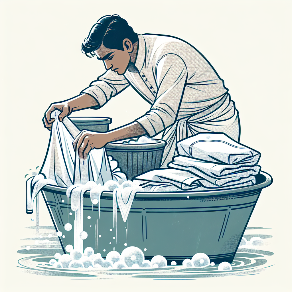 Как стирать белые вещи вручную: Полное руководство