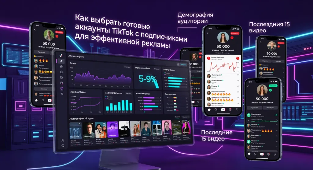 Как выбрать готовые аккаунты TikTok с подписчиками для эффективной рекламы