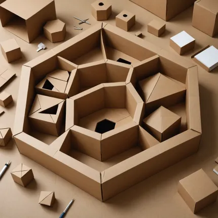 Как сделать пятиугольник из картона: искусство создания Пентагона своими руками